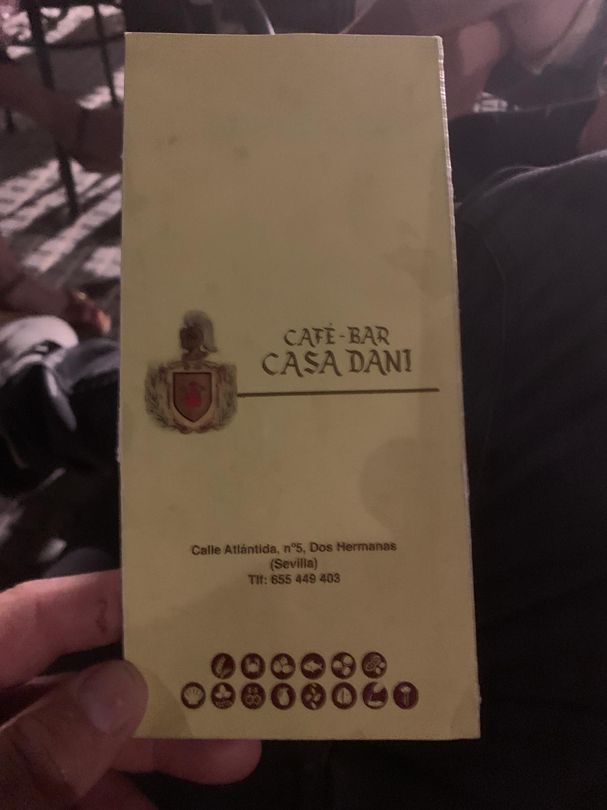 Logo original de Casa Dani (contraportada)